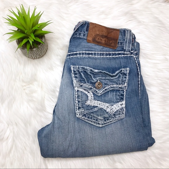 Big Star Other - Big Star Pioneer Boot Cut Distressed Jeans
